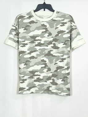 Aerie Women’s Oversized Crew Boyfriend T-Shirt Olive Fun Size L